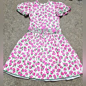 Girls vintage floral dress size 12